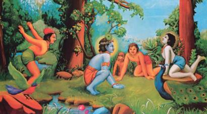 The Sri Vrindaban Area