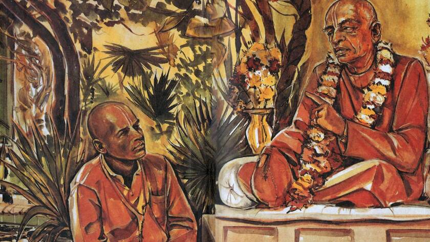 Swamiji With His Guru